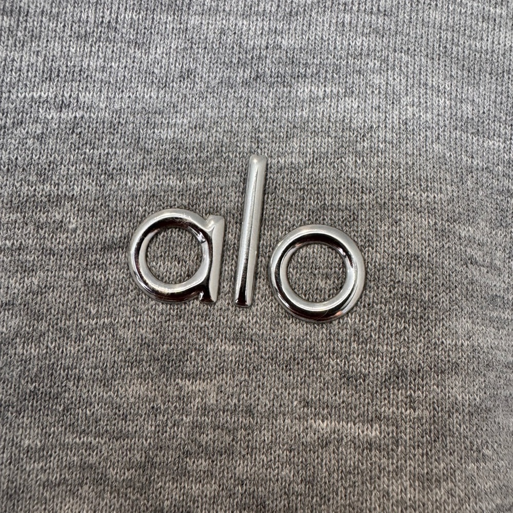 Auth.✅ ALO Yoga Accolade Full Zip in “Athletic Heather Grey” Size Large🩶 - Picture 5 of 11